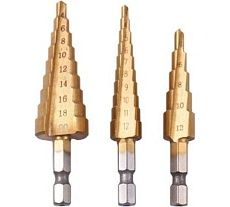 Сверло ступенчатое 4-39 мм, 13 размеров Резолюкс 31404