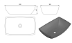 Раковина Holbi Titan Nano Concrete 59 см бетон 2.02.010.44.4