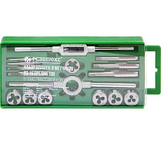 Набор плашек и метчиков Резолюкс 16 предметов 20116