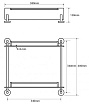Полка Bemeta Omega 104202122 40 см