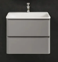 Тумба с раковиной AQUAme S4 60 см серый