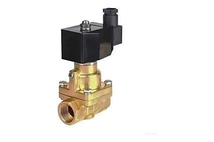 Соленоидный клапан TITAN LOCK нормально-закрытый, пилотный, 220В, PN75, Латунь/PTFE, DN20, TLSCP20/75PT1B-J