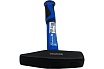 Слесарный молоток Vertextools 300 г, фибергласовая обрезиненная рукоятка 10-20-300