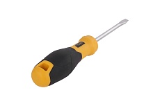 Шлицевая отвертка Deli SL6х100мм DL6361001 Cr-V, магнит, TPR+PP ручка 98353