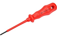Диэлектрическая отвертка IEK ARMA2L 3 SL2,5x75 K2 A2L3-SC30-K2-SL-25-075
