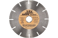 Диск алмазный  отрезной по бетону и камню Europa 150x22.2xZ9/10x2.3мм TORGWIN S56163