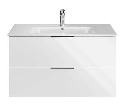 Тумба с раковиной Kerama Marazzi Piano 95 см белый глянцевый