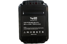 Аккумулятор для электроинструмента Black&Decker (Li-Ion, 36В, 2Ач) Topon PN: BL20362 TOP-PTGD-BD-36-2.0-Li