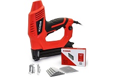 Профессиональный гвоздезабивной пистолет-степлер KOBB 15-25 мм скобы, 15-32 мм гвозди, 3000 шт запасные скобы и гвозди KBZ90