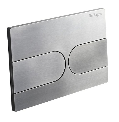Кнопка смыва BelBagno BB-11-GM оружейная сталь Кнопка смыва BelBagno BB-11-GM оружейная сталь