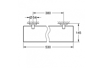 Полка Grohe Essentials 53 см 40799001