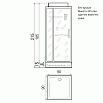 Душевая кабина River Moero 90x90 белый, прозрачное