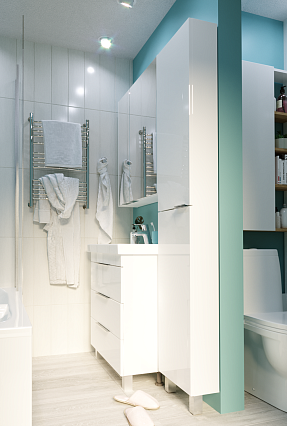 Тумба с раковиной 1MarKa Gaula 80 см