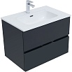 Мебель для ванной Aquanet Алвита New 70 см антрацит
