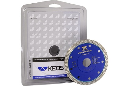 Диск алмазный Professional X-tile по керамограниту (115 мм, 22.23 мм, 1.2 мм) KEOS DBP04.115