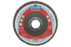 Лепестковый тарельчатый круг Long Abrasive DS596 125x22,23мм, Р40, T42 конический D321510