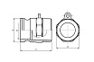 Полипропиленовый камлок Гроссис тип F 1 1/2" 0431520