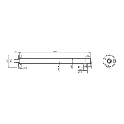 Душевой набор Vincea Inspire VSFW-3I22MT2 термостат