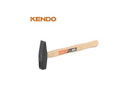 Молоток слесарный с деревянной рукояткой KENDO 300 гр 25213