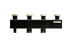 Коллектор для котла на 2 контура с накидными гайками Warme WKS80.2F