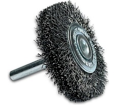 Щетка дисковая гофрированная Lessmann Д 50x11, 0.30 мм, хвост-к 6мм 415162