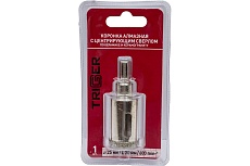 Коронка алмазная с центрирующим сверлом по керамике и керамограниту (25х70 мм) Триггер 78025 тов-202711