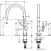 Смеситель для кухни Hansgrohe Talis 72804000