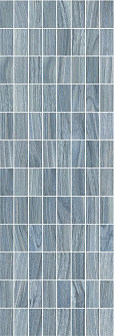 Декор Laparet Zen мозаичный синий 20х60 см, MM60067
