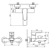 Смеситель для ванны Excellent Clever ARAC.4105CR