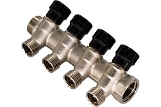 Коллектор СТМ 4 выхода вентиль н/р 1x1/2 C4MV0112N