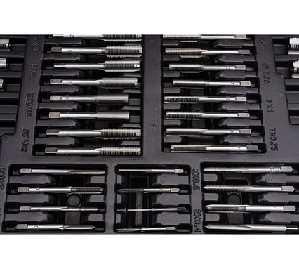 Набор метчиков и плашек Rockforce метрический, 110 предметов RF-B110-1(10453)