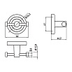 Крючок Emco Polo 0775 001 02 хром