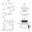 Поддон для душа WasserKRAFT Isen 26Т00 80x80 четверть круга