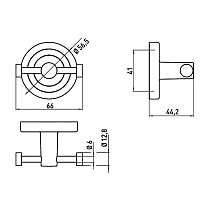 Крючок Emco Polo 0775 001 02 хром