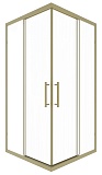 Душевой уголок Timo TKSS-100/17C-8 100x100 прозрачный, матовое золото