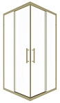 Душевой уголок Timo TKSS-100/17C-8 100x100 прозрачный, матовое золото