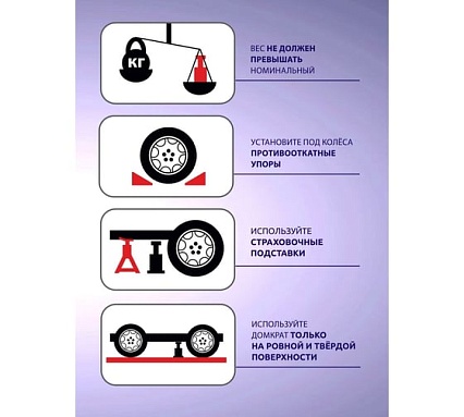 Бутылочный домкрат 3 т с клапаном Forsage F-T90304Euro(9601)