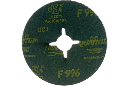 Диск фибровый F996 QUANTUM (125x22 мм; P80) NORTON 66623327504