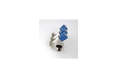 Комплект Valtec _16 VI7 Коллектор с регул. вентилями, 1x3 вых. 1/2 нар. VTc.560.N.0603 + Адаптер д/коллектора /конус-плоскость/ 1/2 VTc.701.N.04 VT.VI7.K16.5600603.701