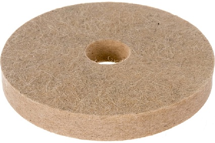 Круг полировальный 125x10x22.2 мм, войлок натуральный Diamond Industrial DIDPOL1251022