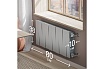 Радиатор Royal Thermo PianoForte 300/Silver Satin - 10 секц. НС-1346073