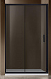 Душевая дверь Vincea Garda 120x190 черный, тонированная