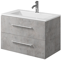 Мебель для ванной Creto Ares 80 см бетон