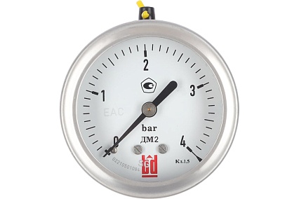 Манометр ДМ 2 063 Т (0-4) бар, кл.1.5, G1/4" BD 1152100015
