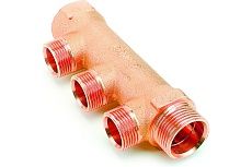 Коллектор COMAP 3/4" НР-ВР, с ниппелем, 35 мм, подсоединение евроконус, In3/4-Out1/2 НР-2 9532102