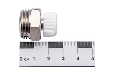 Ручной воздухоотводчик для радиаторов Tiemme 1/2&quot;, никель 1980016
