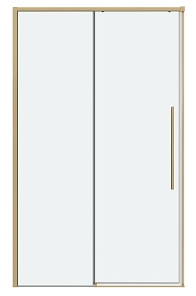 Душевая дверь Grossman Galaxy 100x195 прозрачное, золото сатин 100.K33.01.100.32.00