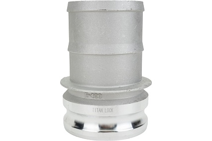 Камлок соединение типа E (4"; ниппель с хвостовиком; алюминий) TITAN LOCK TL400EAL