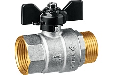 Шаровой кран Зубр полнопроходной &quot;мама-папа&quot;, 1&quot; 51325-1