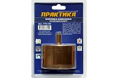 Коронка алмазная по керамограниту (75 мм) Практика 776-195